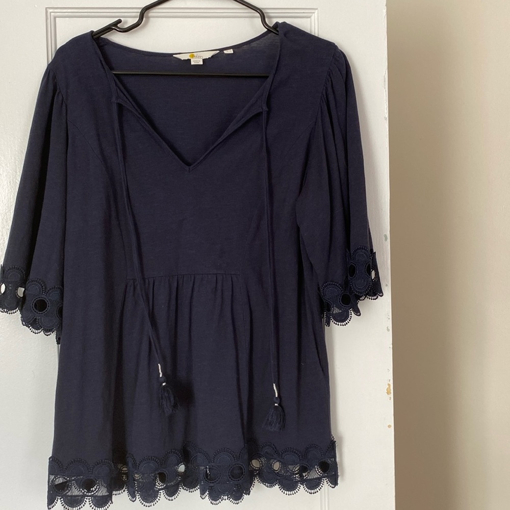 COPY - Boden shirt.  Size 12.  Beautiful detail.